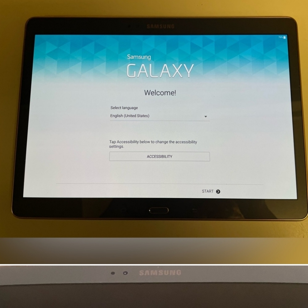 SAMSUNG Galaxy Tab S Titanium Bronze 10.5” Tablet 16GB SM-T800